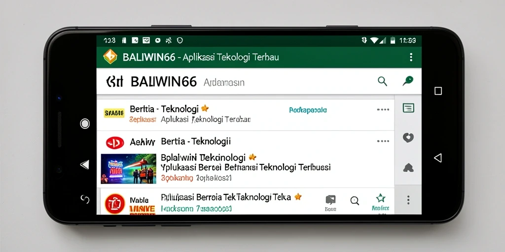 Antarmuka BALIWIN66 yang modern dan intuitif.