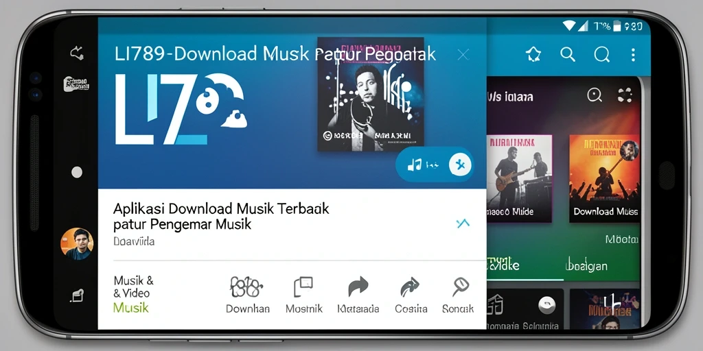 Tampilan antarmuka LI789 yang sederhana dan mudah digunakan.
