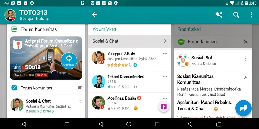 Antarmuka pengguna TOTO313 yang menarik untuk forum komunitas.
