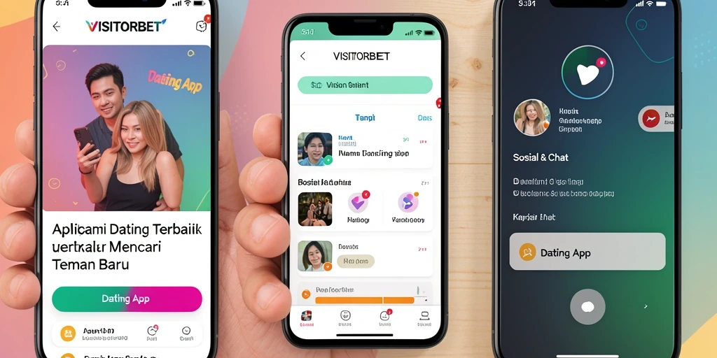 Tampilan antarmuka aplikasi VISITORBET yang menarik dan user-friendly.